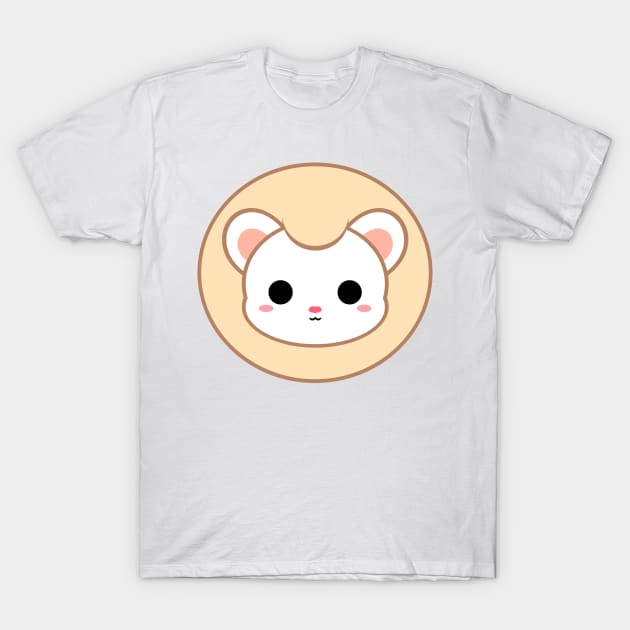 Cute White Lion T-Shirt by alien3287